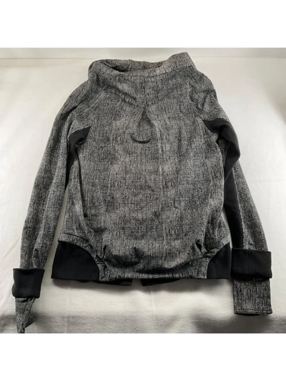 Lululemon To Class Button Up Womans gray Jacket SZ8 bust36